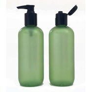 Green Frosted Plastic Bottle 300ml