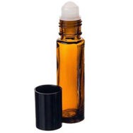 10ml Amber Glass Roll On Bottle